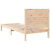 vidaXL Prodloužený rám postele bez matrace 100 x 210 cm masivní dřevo