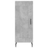 vidaXL Skříň highboard betonově šedá 34,5x34x180 cm kompozitní dřevo