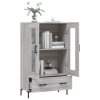 vidaXL Skříň highboard šedá sonoma 69,5 x 31 x 115 cm kompozitní dřevo