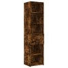 vidaXL Skříň highboard kouřový dub 45 x 42,5 x 185 cm kompozitní dřevo