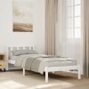 vidaXL Prodloužený rám postele bez matrace bílý 100 x 210 cm borovice