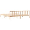 vidaXL Prodloužený rám postele bez matrace 200 x 210 cm borovice