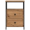 vidaXL Noční stolky 2 ks dub artisan 34x35,5x50 cm kompozitní dřevo