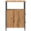 vidaXL Noční stolky 2 ks dub artisan 34x35,5x50 cm kompozitní dřevo