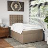 vidaXL Box spring postel s matrací cappuccino 120x190 cm umělá kůže