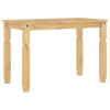vidaXL Jídelní stůl Corona 112 x 60 x 75 cm masivní borové dřevo