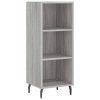 vidaXL Skříň highboard šedá sonoma 34,5 x 34 x 180 cm kompozitní dřevo