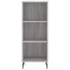 vidaXL Skříň highboard šedá sonoma 34,5 x 34 x 180 cm kompozitní dřevo
