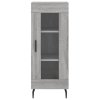 vidaXL Skříň highboard šedá sonoma 34,5 x 34 x 180 cm kompozitní dřevo