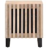 vidaXL Noční stolky 2 ks 40x34x46 cm masivní bělené mangovníkové dřevo