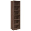 vidaXL Skříň highboard hnědý dub 50 x 41 x 185 cm kompozitní dřevo