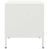 vidaXL Noční stolky 2 ks bílé 35 x 39 x 43,5 cm ocel