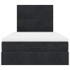vidaXL Osmanský rám postele s matracemi černý 120x200cm samet