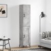 vidaXL Skříň highboard betonově šedá 34,5x34x180 cm kompozitní dřevo