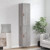 vidaXL Skříň highboard šedá sonoma 34,5 x 34 x 180 cm kompozitní dřevo