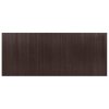 vidaXL Paraván tmavě hnědý 165 x 400 cm bambus