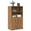 vidaXL Skříň highboard dub artisan 60 x 35,5 x 103,5 kompozitní dřevo