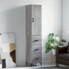vidaXL Skříň highboard šedá sonoma 34,5 x 34 x 180 cm kompozitní dřevo