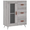 vidaXL Skříň highboard šedá sonoma 69,5 x 34 x 180 cm kompozitní dřevo