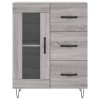 vidaXL Skříň highboard šedá sonoma 69,5 x 34 x 180 cm kompozitní dřevo