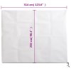 vidaXL Ochranné návleky na rostliny na zip 4 ks 70 g/m² 3,14 x 2,5 m