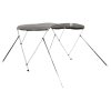 vidaXL Bimini stříška se 3 oblouky a bočnicemi 183x(170–182)x137 cm