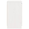 vidaXL Odkládací skříňka bílá 60 x 36 x 65 cm masivní borové dřevo