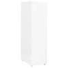 vidaXL Mobilní kartotéka bílá 28 x 41 x 109 cm kov