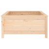 vidaXL Zahradní truhlík 82,5 x 82,5 x 39 cm masivní borové dřevo