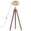 vidaXL Stojací lampa na stativu masivní mangovníkové dřevo 97 cm