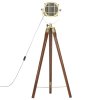 vidaXL Stojací lampa na stativu masivní mangovníkové dřevo 97 cm