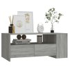 vidaXL Konferenční stolek šedý sonoma 102x55x42 cm kompozitní dřevo
