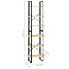 vidaXL Úložný regál 60 x 30 x 210 cm masivní borové dřevo