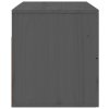 vidaXL Nástěnné noční stolky 2 ks šedé 50x36x40 cm
