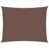 vidaXL Stínící plachta oxfordská látka obdélníková 6 x 8 m hnědá