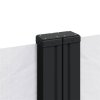 vidaXL Zatahovací boční markýza bílá 200 x 1 000 cm