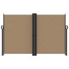 vidaXL Zatahovací boční markýza taupe 160 x 600 cm