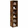 vidaXL Skříň highboard kouřový dub 40 x 41 x 185 cm kompozitní dřevo