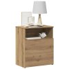 vidaXL Noční stolky 2 ks dub artisan 50 x 32 x 60 cm kompozitní dřevo