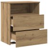 vidaXL Noční stolky 2 ks dub artisan 50 x 32 x 60 cm kompozitní dřevo