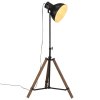 vidaXL Stojací lampa 25 W černá 75 x 75 x 90–150 cm E27