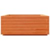 vidaXL Zahradní truhlík voskově hnědý 60x60x26,5 cm masivní borovice