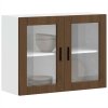 vidaXL Kuchyňská nástěnná skříňka se skleněnými dvířky "Porto"