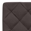 vidaXL Postel s matrací tmavě hnědá 100 x 200 cm textil