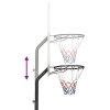 vidaXL Basketbalový koš bílý 282–352 cm polyethylen