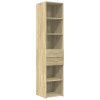 vidaXL Skříň highboard dub sonoma 40 x 42,5 x 185 cm kompozitní dřevo