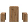 vidaXL 3dílná sada jídelního stolu a lavic dub artisan kompozit