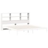vidaXL Čelo postele s úložným prostorem bílé 180 cm masivní borovice