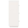 vidaXL Skříň highboard bílá 67 x 40 x 108,5 cm masivní borové dřevo