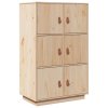 vidaXL Skříň highboard 67 x 40 x 108,5 cm masivní borové dřevo